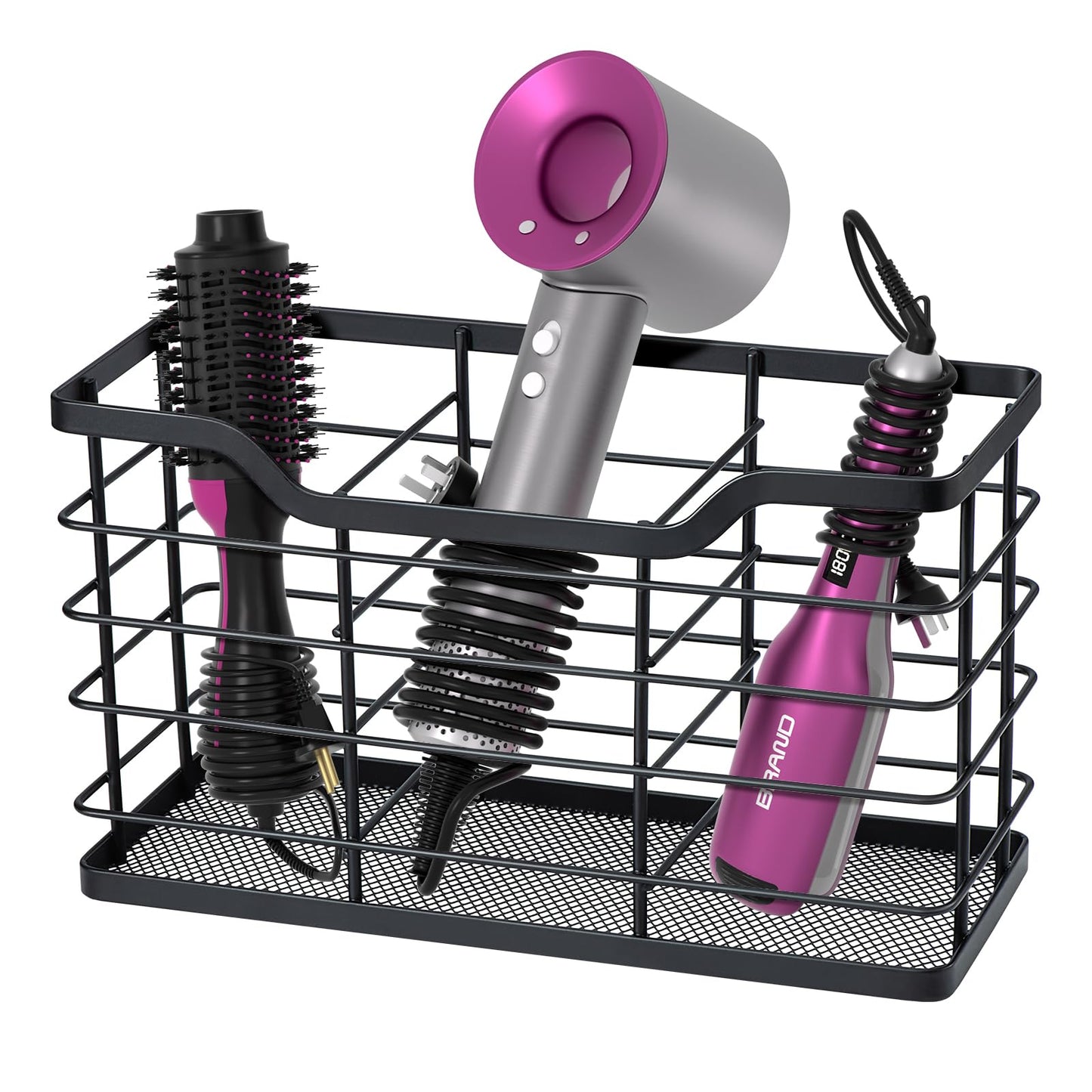 Wall-Mount Hair Tool Organizer