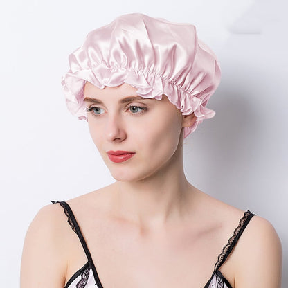 Silk Sleeping Hat for Hair Protection
