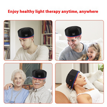 Infrared Red Light Hair Growth Therapy Cap – 3 Gear Adjustable