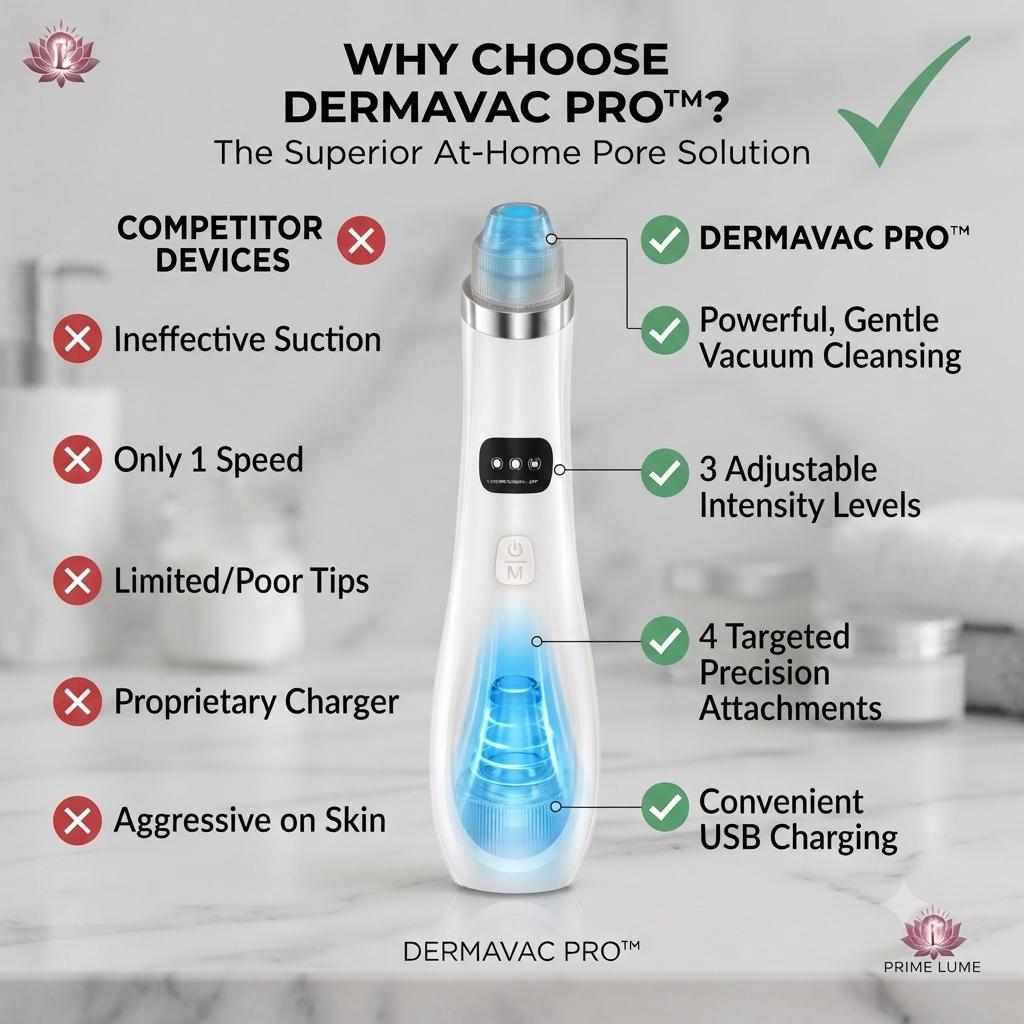 DermaVac Pro™ | Clearer Pores. Smoother Skin.
