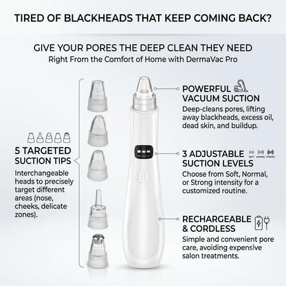 DermaVac Pro™ | Clearer Pores. Smoother Skin.