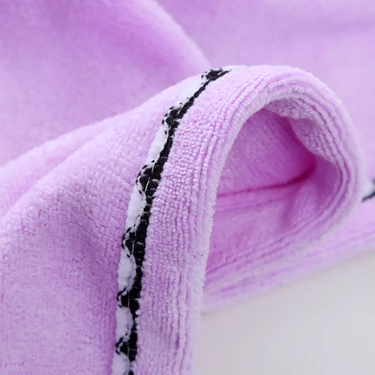 Microfiber Hair Dryer Cap Bath Towel - Highly Absorbent