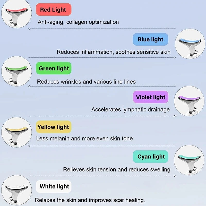 3-Color Microcurrent Facial Massager