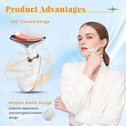 3-Color Microcurrent Facial Massager