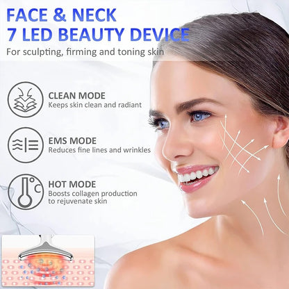3-Color Microcurrent Facial Massager